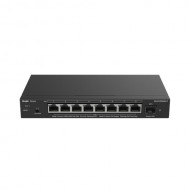 Reyee {RG-ES209MG-P}, 8-Port 2.5G Cloud Managed PoE Switch, 1 x 10G Uplink