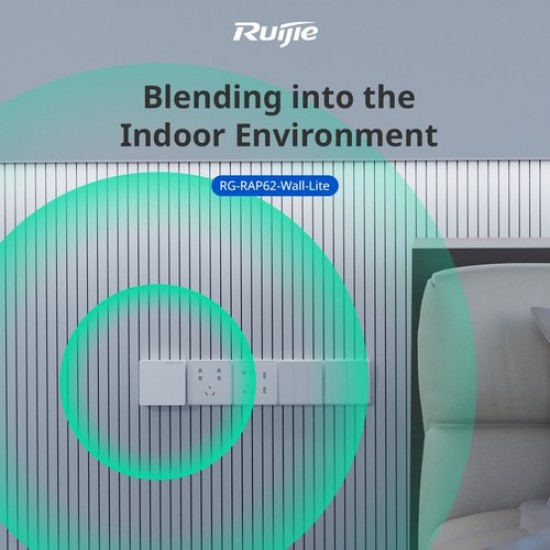 Reyee {RG-RAP62-Wall-Lite} , Wi-Fi 6 AX3000 Dual-Band Wall-Plate AP