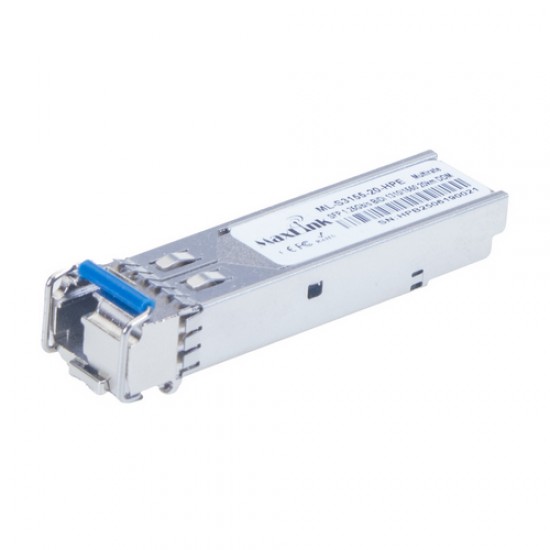 Optical Module 1.25G SFP, WDM(BiDi), Singlemode, Tx1550/Rx1310nm, 20km, 1x LC connector, DDM, HPE