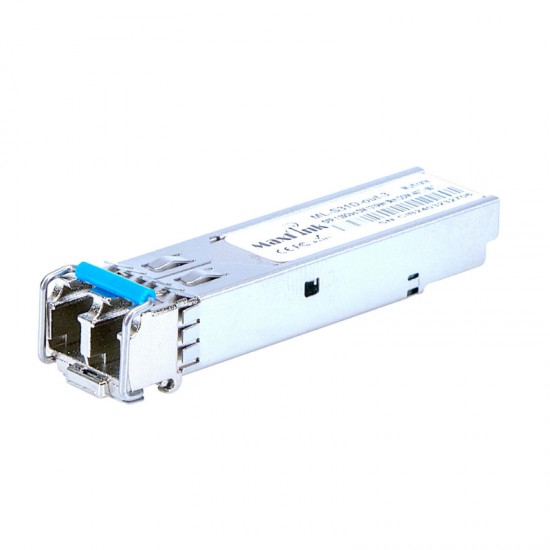 Optical Module 1.25G SFP Industrial, Singlemode, 1310nm, 3km, 2x LC connector, DDM