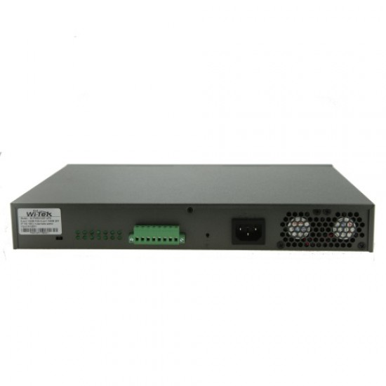 WI-TEK 8 Port Gigabit Managed PoE Switch UPS No-Break 24V/48V + 2 SFP