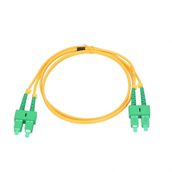 Fiber Patch Cord Singlemode {FB-PC-SM-SCASCA-DX-5} SC/APC - SC/APC Duplex, LSZH, 5m