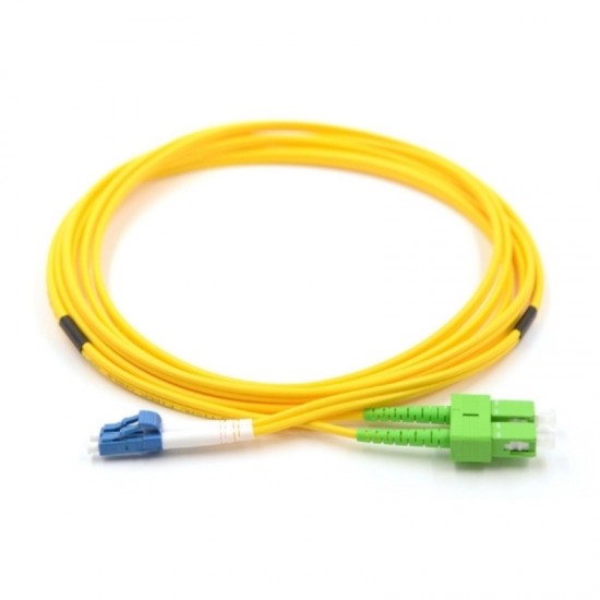 Fiber Patch Cord Singlemode {FB-PC-SM-LCUSCA-DX-5} LC/UPC - SC/APC, Duplex, LSZH, 5m