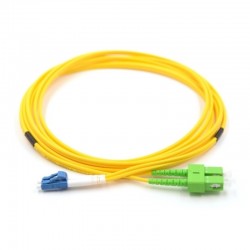Fiber Patch Cord Singlemode {FB-PC-SM-LCUSCA-DX-3} LC/UPC - SC/APC, Duplex, LSZH, 3m