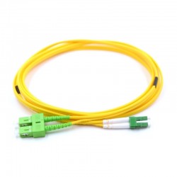 Fiber Patch Cord Singlemode {FB-PC-SM-LCASCA-DX-5} LC/APC - SC/APC, Duplex, LSZH, 5m
