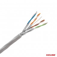 Keline Cable STP 4P AWG23, Cat. 6A, 550MHz, LSOH, Dca s2d2a1 (305m)