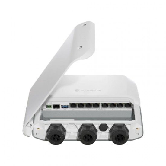 MikroTik RB5009UPr+S+OUT, 1x 2.5G, 7x 1G, 8x PoE IN/OUT