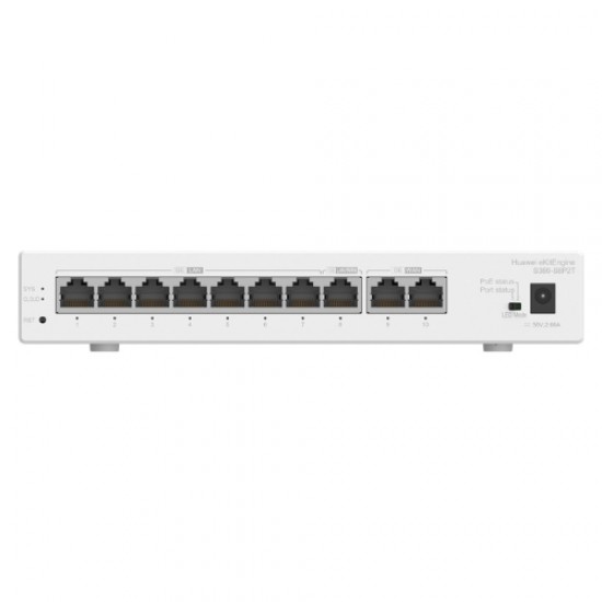 Huawei eKit S380-S8P2T Multi-Service Gateway, 2x WAN, 8x PoE LAN, 300 Users