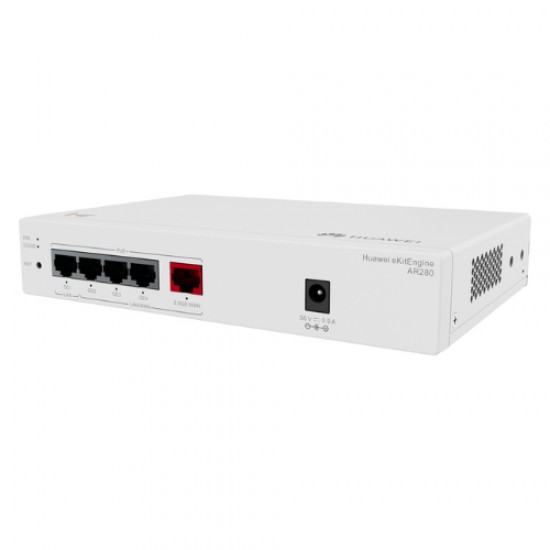 Huawei eKit AR280 Router, 1x 2.5G WAN, 4x 1G PoE+ LAN, 41W