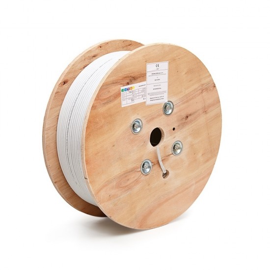 Keline Cable Category 7, S/FTP 4x2xAWG23, 1000Mz, LSOH, Euroclass Dca - s2, d2, a1, 500m