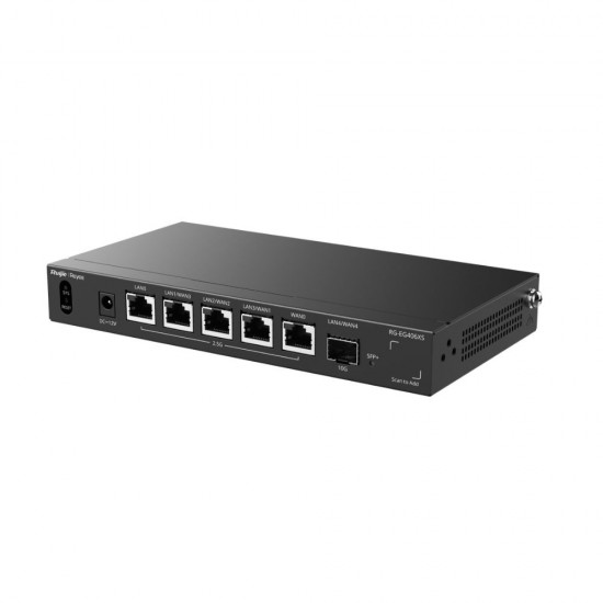 Reyee {RG-EG406XS}, 5-Port 2.5G Cloud Managed Router, 1x SFP+
