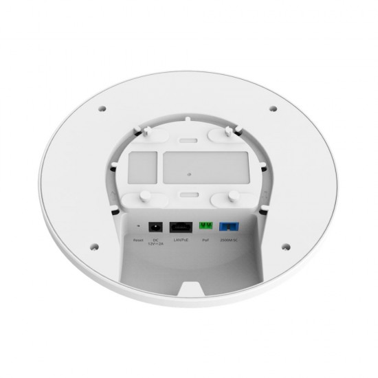 Reyee e-Lighten AX3000 Wi-Fi 6 Multi-Service Ceiling Mount AP (1x PoE In, 1x 2.5G SC, 1x PoF In, 1x DC)
