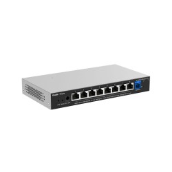 Reyee e-Lighten 8-Port 1G Layer 2 PoE+ Switch (8x 1G PoE+, 1x 1G SC Port, 120W)