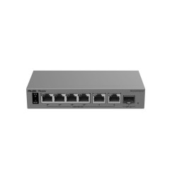 Reyee RG-ES207GS-LP, 6-Port Gigabit Smart Cloud-Managed PoE+ Switch 40W, 1x SFP