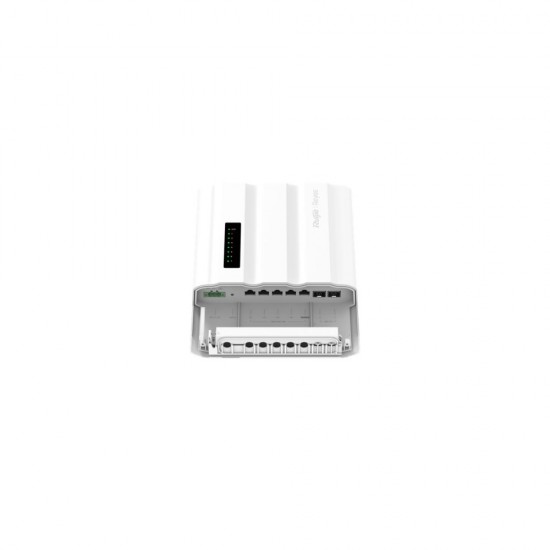Reyee RG-ES207GS-PI-OD, 7-Port Gigabit Outdoor Switch PoE+ with PoE/DC Input, 2x SFP
