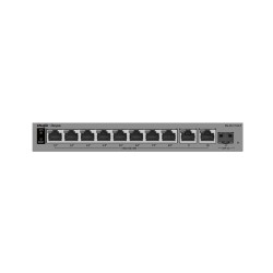 Reyee RG-ES211GS-LP, 11-Port Gigabit Smart Cloud-Managed PoE+ Switch 70W, 8x PoE+, 2x 1G Uplink, 1x SFP