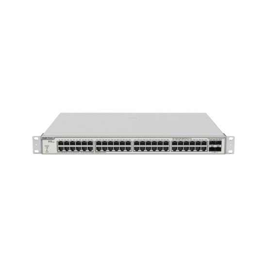 Reyee 48-Port PoE+ L2 Managed Switch with 4 10G SFP+ (RG-NBS3200-48GT4XS-P-V2)