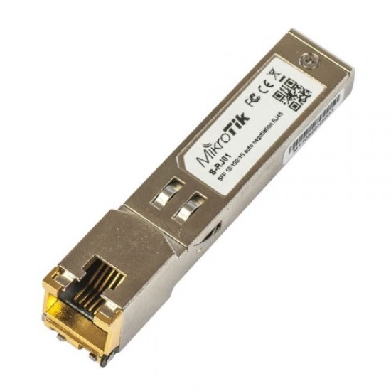 MikroTik RJ45 SFP 10/100/1000M copper module S-RJ01