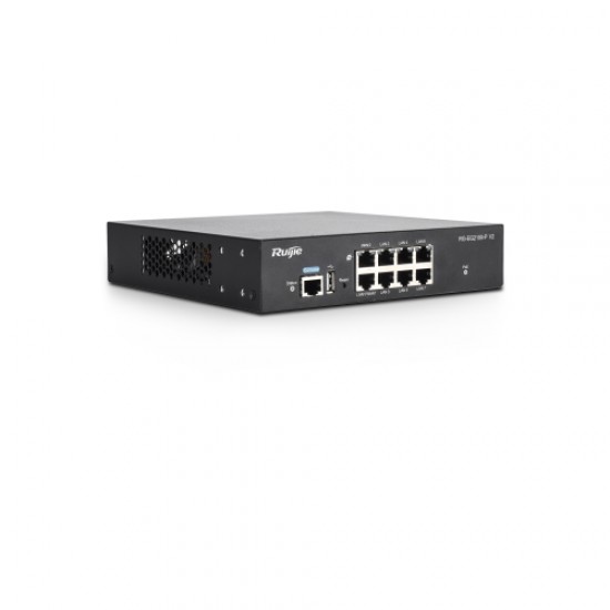 Ruijie Smart Access Gateway, 7 POE/POE+, 8GE Ports (up to 2 WAN, 7 LAN)