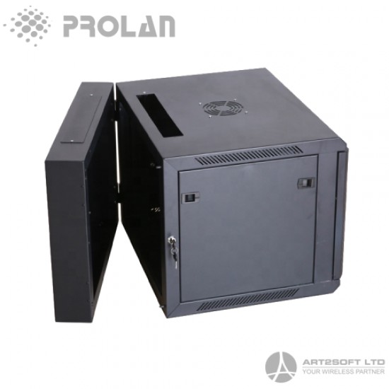 PROLAN Wall Cabinet 60x55 12U Double Section (Unassembled)