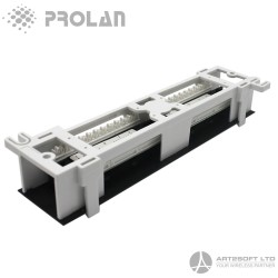 PROLAN 12 Port CAT6 Wall Mount Patch Panel UTP