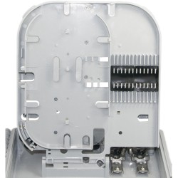Fiber Distribution Box, 2 IN, 16 OUT Uncut Port