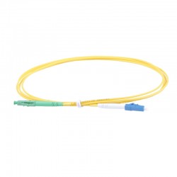 Fiber Optic Patch Cord, LCupc-LCapc, Singlemode 9/125, Simplex, 2m
