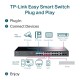 TP-Link TL-SG1428PE 28-Port Gigabit Easy Smart PoE Switch with 24 PoE+, 2 SFP