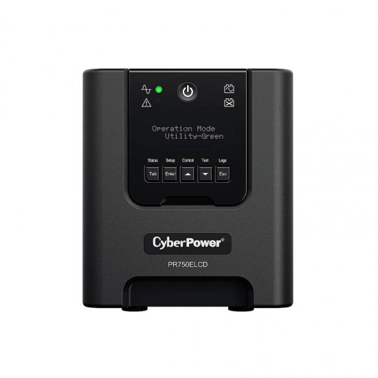 CyberPower PR750ELCD 750VA / 675W, Green Power, Line-Interactive, 6 x IEC C13 Outlets