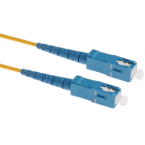 Fiber Optic Patch Cord, SCupc-SCupc, Singlemode 9/125UM, Simplex, 1m