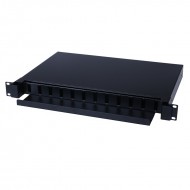 Optical Distribution Frame ODF, 12 x SC Duplex, Patch panel, splice and cover