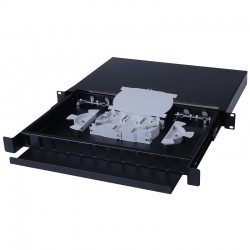 Optical Distribution Frame ODF, 12 x SC Duplex, Patch panel, splice and cover