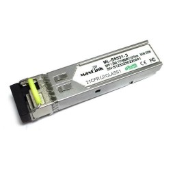 Optical Module 1.25G SFP, WDM(BiDi), Singlemode, Tx 1550/Rx 1310nm, 20km, 1x LC connector, DDM
