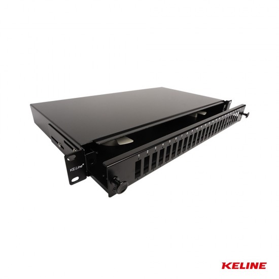 Keline Sliding patch panel for 24 x SC-SC Duplex or LC-LC Quad