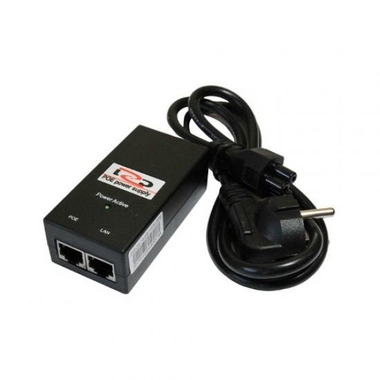 ZAS PoE 48V 24W 0.5A Gigabit PoE Adapter ESD Protected