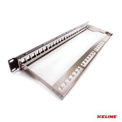 Keline Patch panel for 24x RJ45, empty