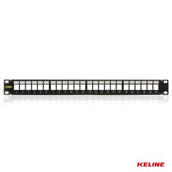 Keline Patch panel for 24x RJ45, empty