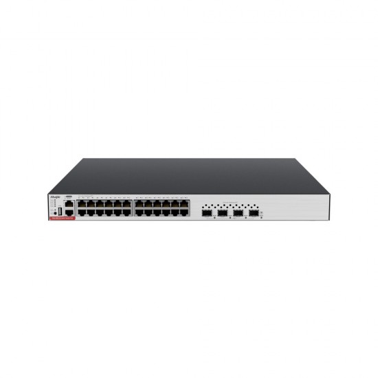Ruijie 24-Port PoE+ Gigabit L3 Managed Switch, 4x SFP+ Uplink RG-S5310-24GT4XS-P-E