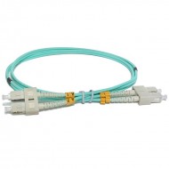 Fiber Patch Cord Multimode OM3 {FB-PC-MM-OM3-SCSC-DX-1} SC/UPC - SC/UPC, Duplex, LSZH, 1m