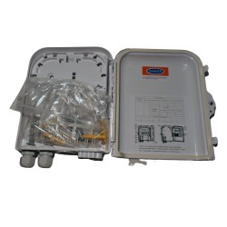 Fiber Distribution Box 2 in 8 out