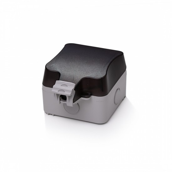 Keline IP66 Outlet, 2-port, wall-mounted, empty