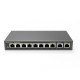 Reyee 8-Port PoE Desktop Unmanaged Metal Switch (8x 10/100Mbps, 2x GE, 110W) (RG-ES110D-P)