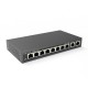 Reyee 8-Port PoE Desktop Unmanaged Metal Switch (8x 10/100Mbps, 2x GE, 110W) (RG-ES110D-P)