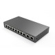 Reyee 8-Port PoE Desktop Unmanaged Metal Switch (8x 10/100Mbps, 2x GE, 110W) (RG-ES110D-P)