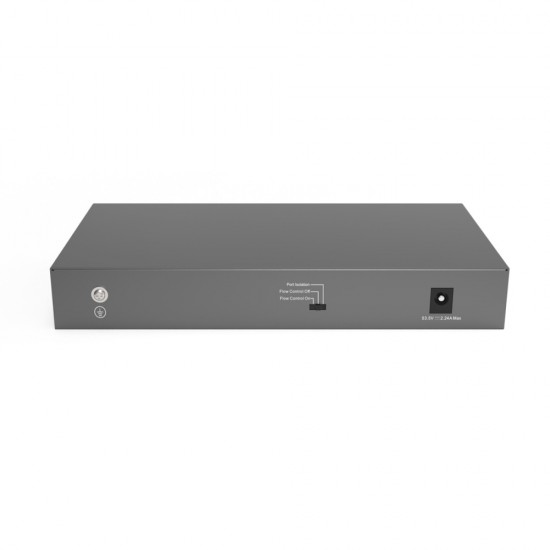 Reyee 8-Port PoE Desktop Unmanaged Metal Switch (8x 10/100Mbps, 2x GE, 110W) (RG-ES110D-P)