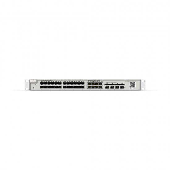 Ruijie RG-NBS3200-24SFP/8GT4XS 24-Port Gigabit Layer 2 Switch, 24x SFP, 8x RJ45, 4x SFP+