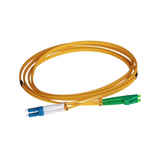 Fiber Patch Cord Singlemode LCapc/LCupc Duplex, 2m