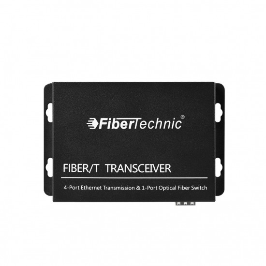 FiberTechnic SFP Media Converter 1004GEP-SFP-POE (4x 1G RJ45, support 802.3AF/AT)