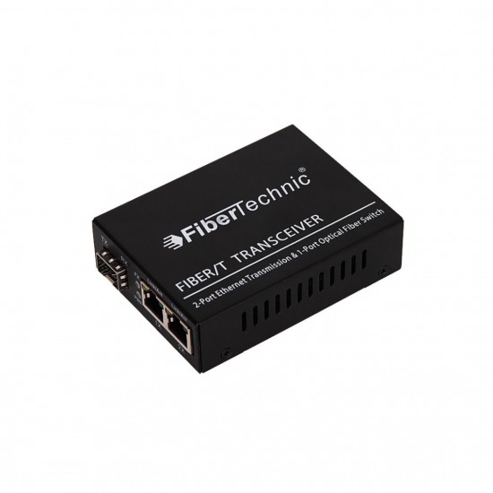 FiberTechnic SFP Media Converter 1012GE-SFP (2x 1G RJ45)