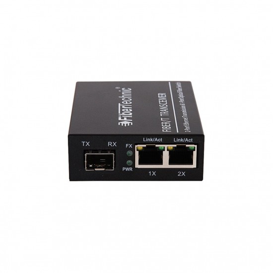 FiberTechnic SFP Media Converter 1012GE-SFP (2x 1G RJ45)